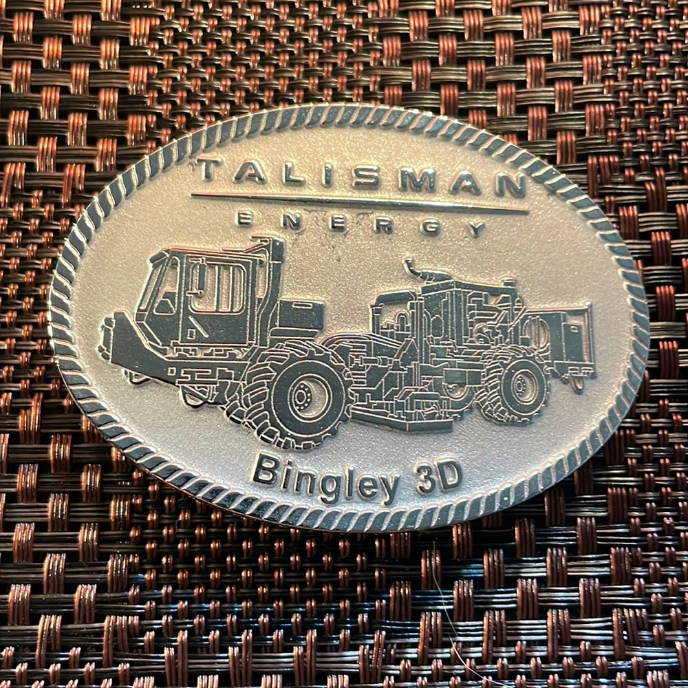 Talisman Energy Bingley 3D Belt Buckle